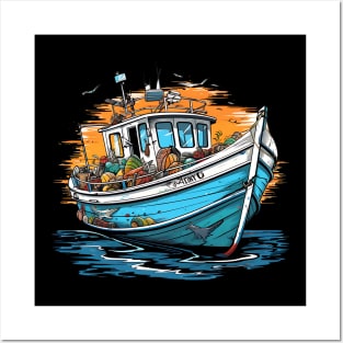 boat lover diverse designs Posters and Art